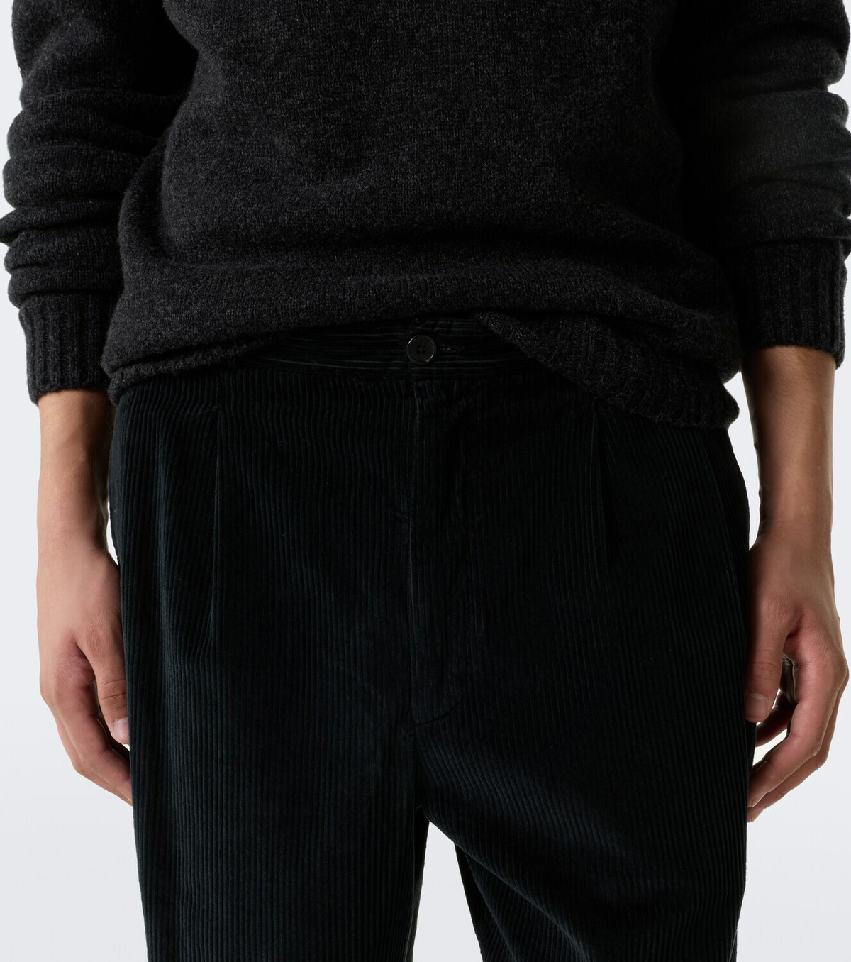 The Row Tavoli cotton corduroy straight pants