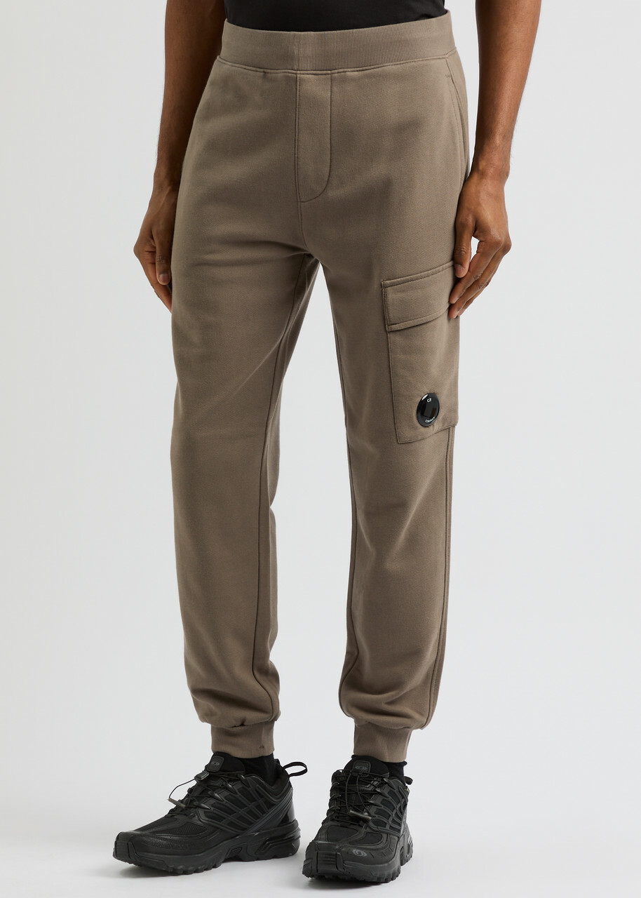C.P. Company Lens Cotton Sweatpants Taupe