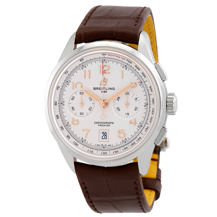 Photo: Breitling Premier B01 Chronograph Automatic Mens Watch AB0145211G1P2