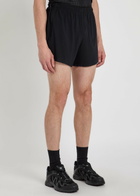 Satisfy Space-o 5 Perforated Stretch-jersey Shorts Black
