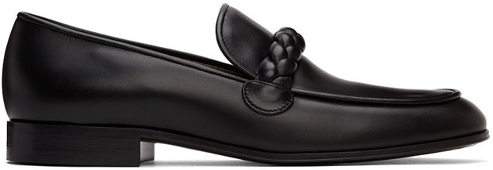 Photo: Gianvito Rossi Black Belem Loafers
