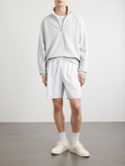 On - Court Straight-Leg Recycled-Shell Tennis Shorts - White