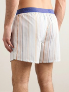 Paul Smith - Striped Cotton Boxer Shorts - White