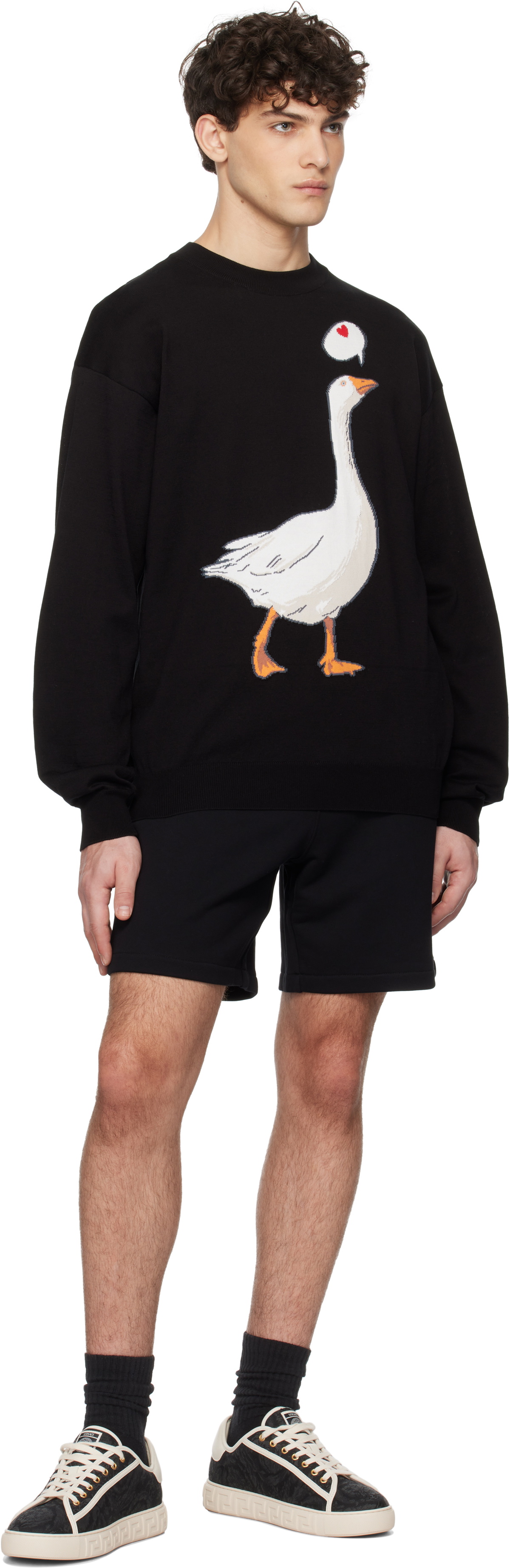 Moschino Black Goose Sweater