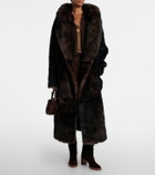 Altuzarra Geoff shearling wrap coat