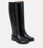 Loewe Campo leather knee-high boots