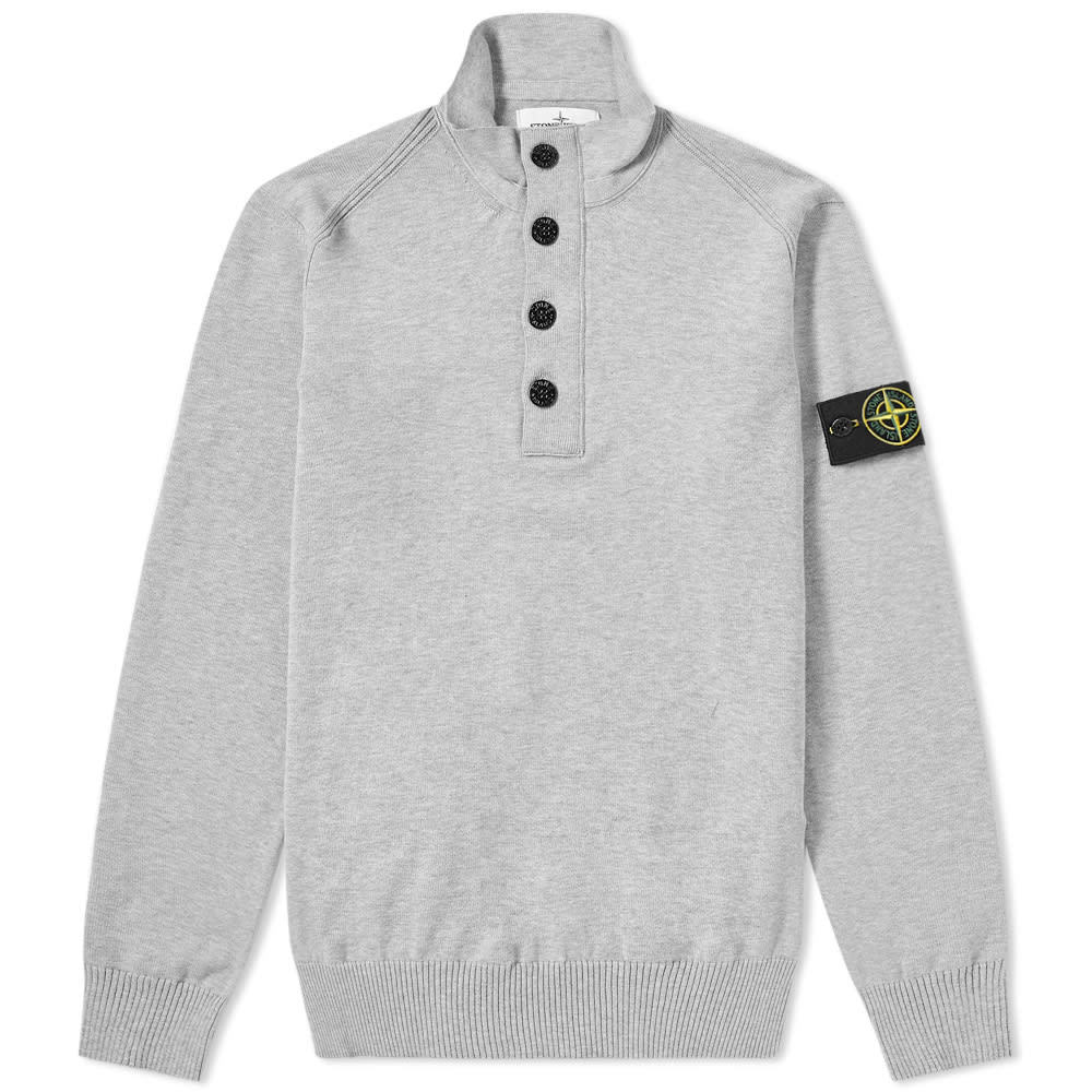 Stone Island Half Button Collar Knit Stone Island