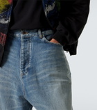 Balenciaga Distressed wide-leg jeans