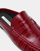 Steve Madden Rafe Flats in Burgundy Exotic