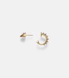 Yvonne Léon Marlin 9kt gold single earring with diamonds
