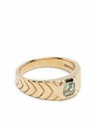Jacquie Aiche 14K Yellow Gold Aquamarine Ring