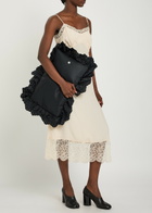 Simone Rocha Pillowcase Embroidered Padded Clutch - Black - One Size