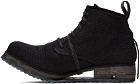 Boris Bidjan Saberi Black 'Boot 4' Boots