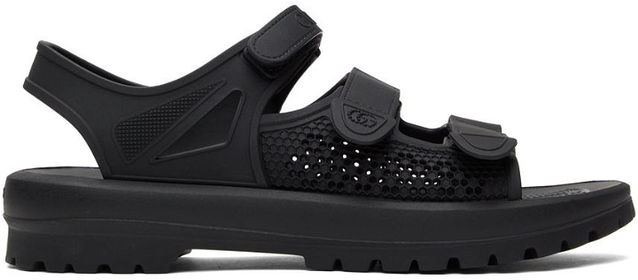 Photo: Gucci Black Velcro Sandals
