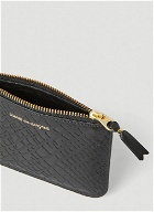 Embossed Roots Pouch in Black