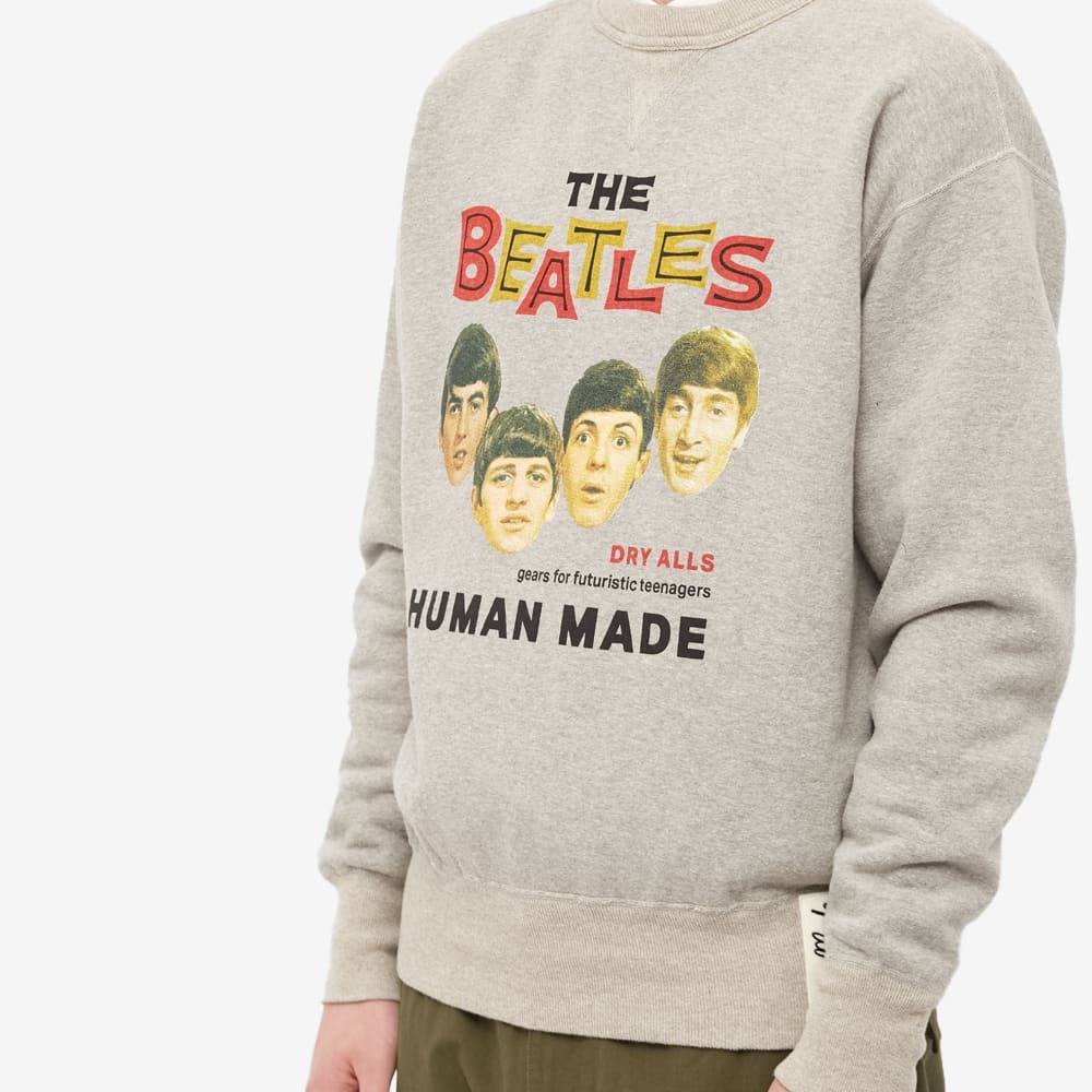 Human Made Men's Beatles Sweat in Grey Human Made