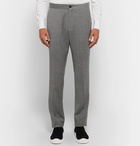 Z Zegna - Grey Slim-Fit Wash & Go Mélange TECHMERINO Wool-Flannel Suit - Gray