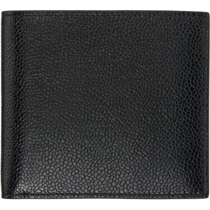Photo: Thom Browne Black Pebble Grain Leather Billfold Wallet