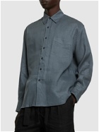 COMMAS - Oversized Linen Shirt W/pocket