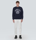 Moncler Logo cotton-blend fleece sweatshirt