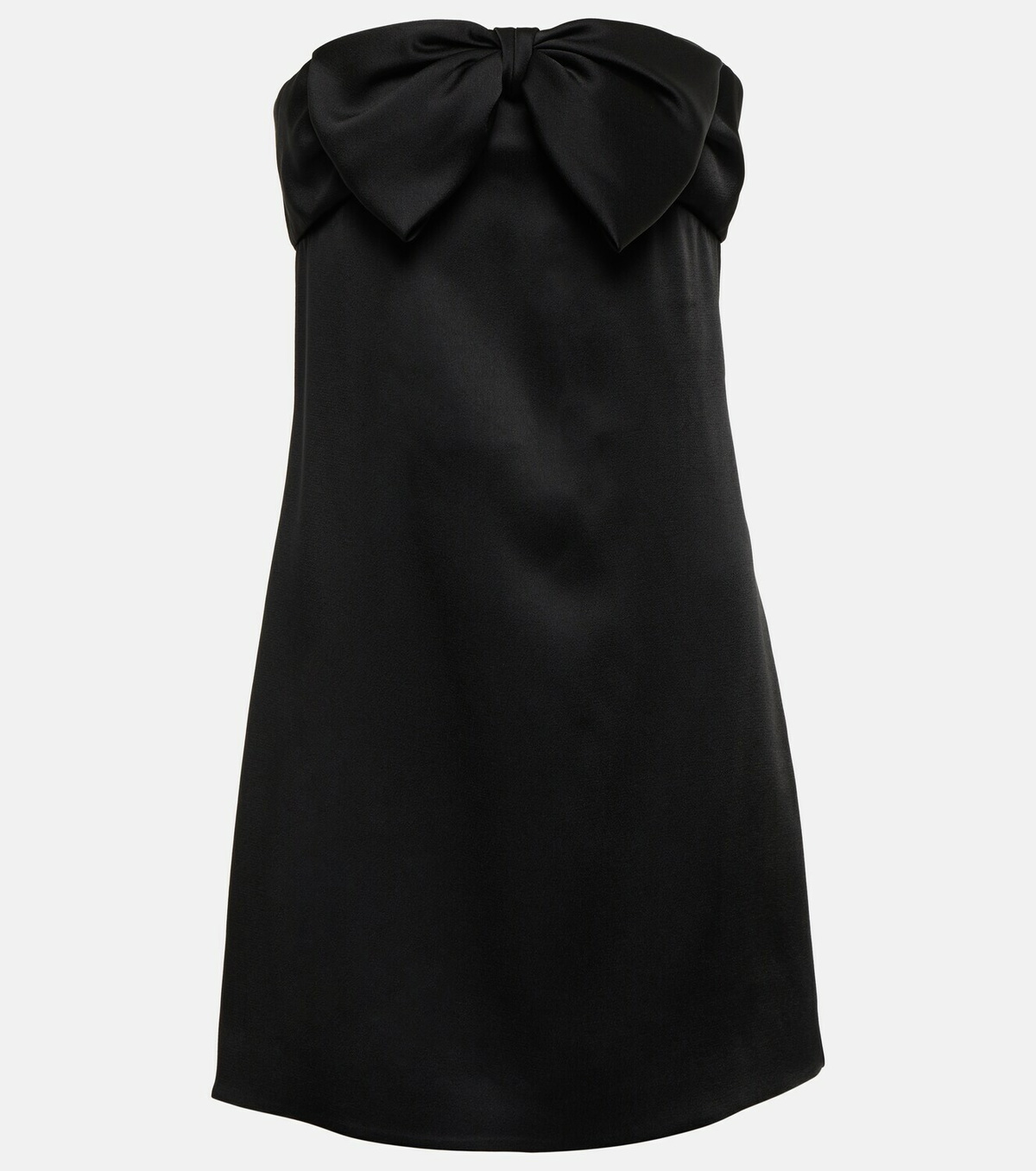 Spring 1987 Yves Saint Laurent Strapless Dotted Silk Net Dress w Rhinestone Detail & Full Lower Skirts