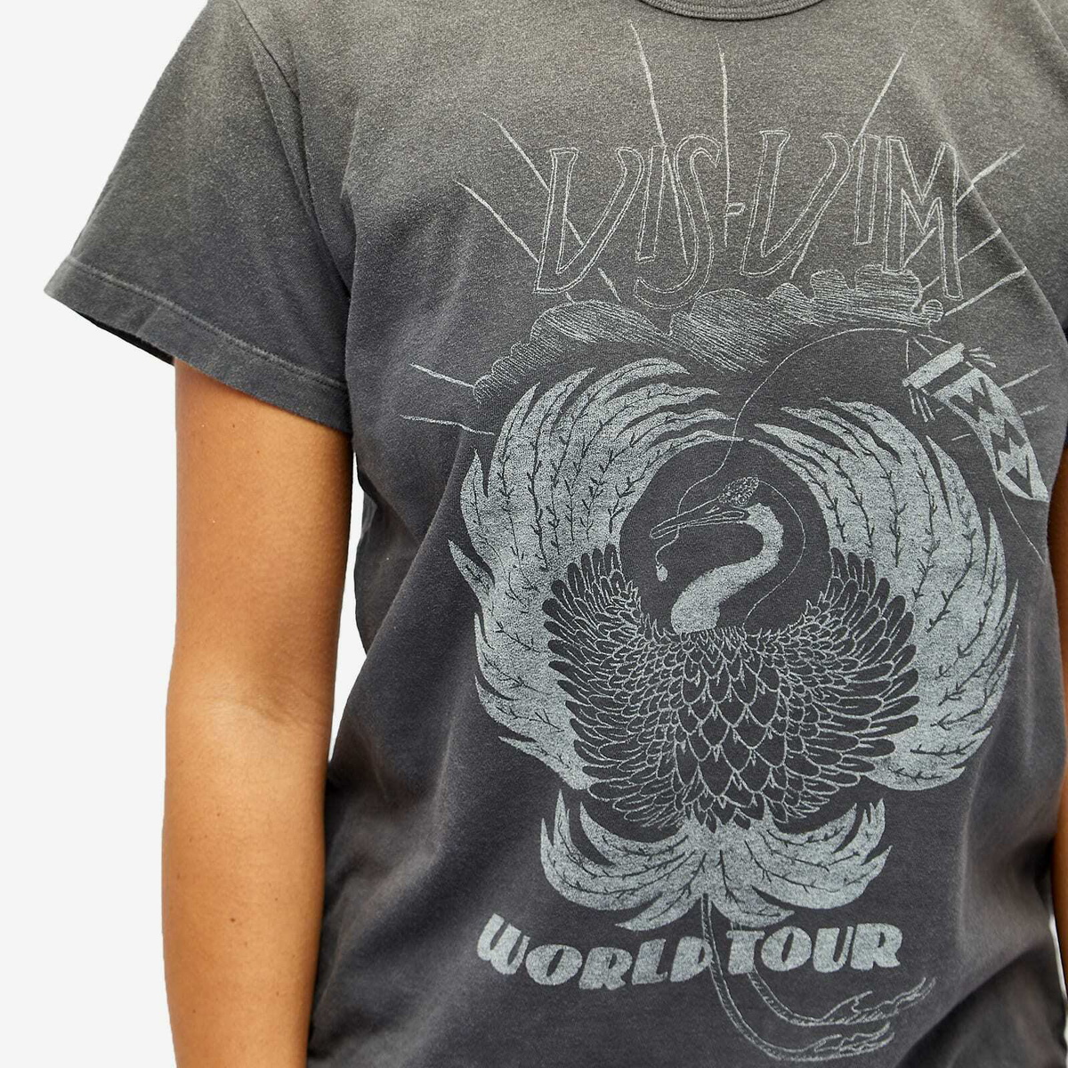 Visvim Women's Box T-Shirt in Black