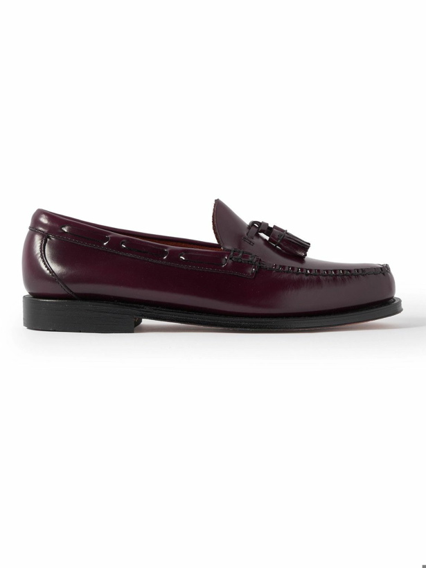 Photo: G.H. Bass & Co. - Weejuns Heritage Larkin Glossed-Leather Tasselled Loafers - Burgundy