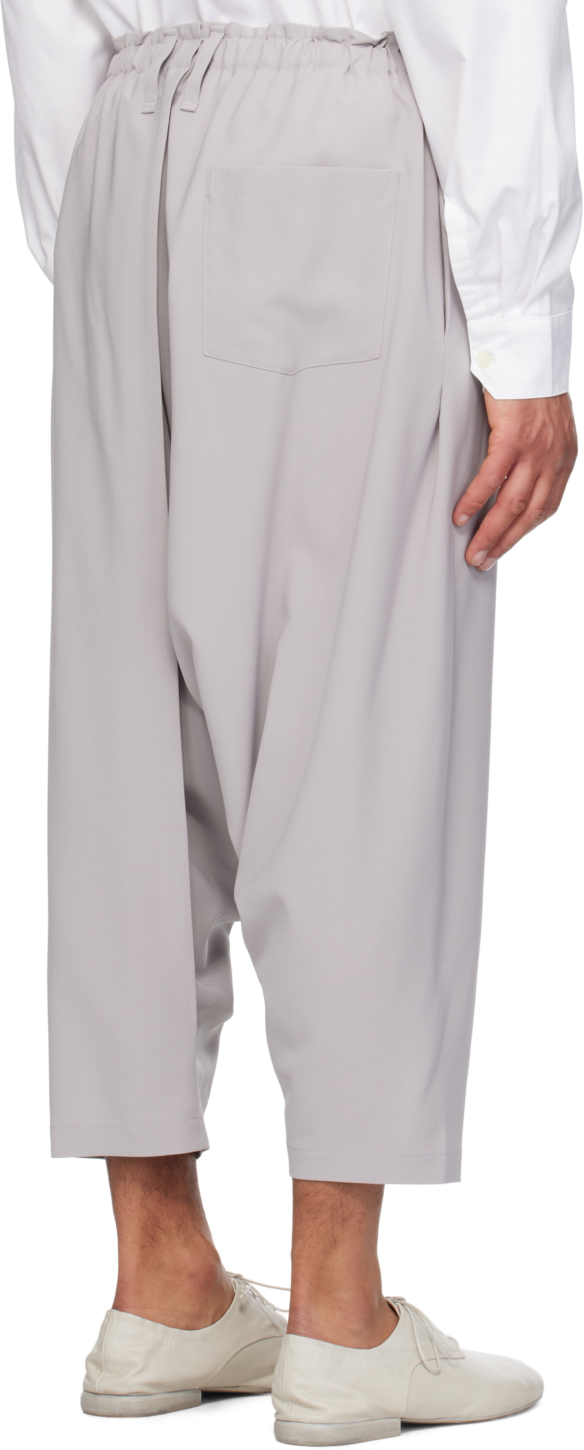132 5. ISSEY MIYAKE Beige Seamless 1 Trousers