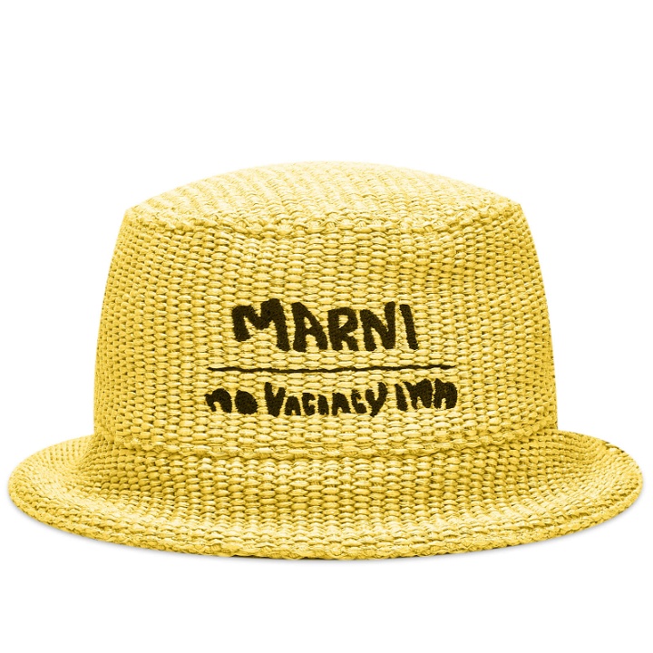 Photo: Marni X No Vacancy Inn Bucket Hat in Sun
