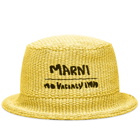 Marni X No Vacancy Inn Bucket Hat in Sun