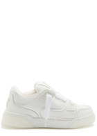 Represent Studio Panelled Leather Sneakers White