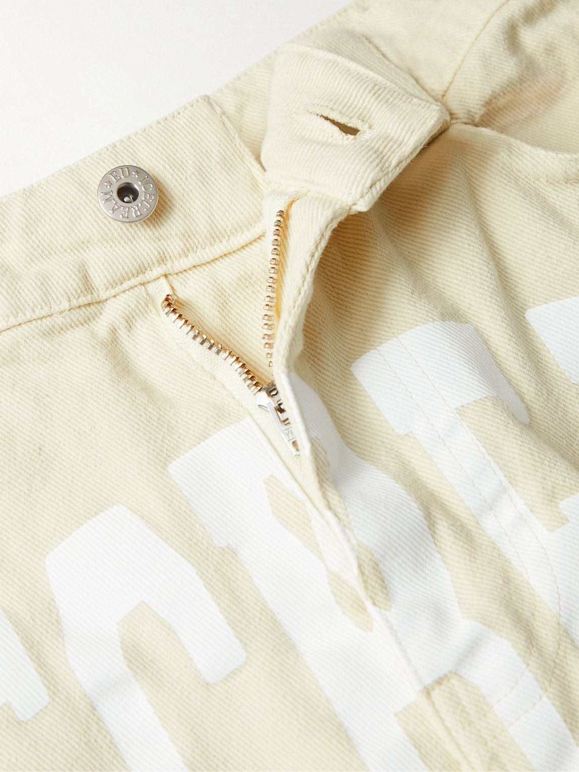 ICECREAM StraightLeg LogoPrint Jeans Neutrals ICECREAM