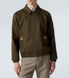 Valentino VGold cotton gabardine blouson jacket