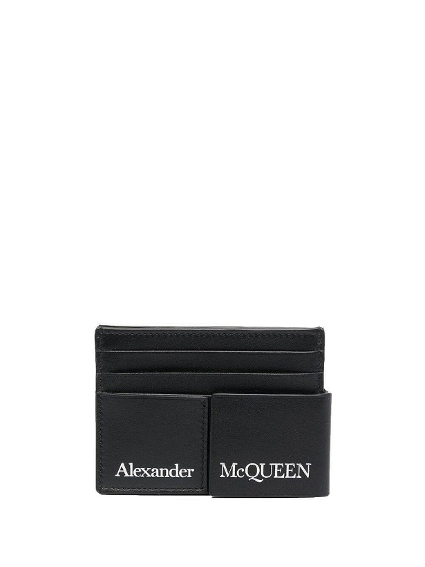 Photo: ALEXANDER MCQUEEN - Logo Leather Credit Card Case