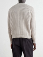SEASE - Ribbed Cashmere Sweater - Neutrals