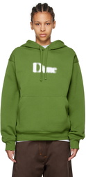 Dime Green Classic Blurry Hoodie