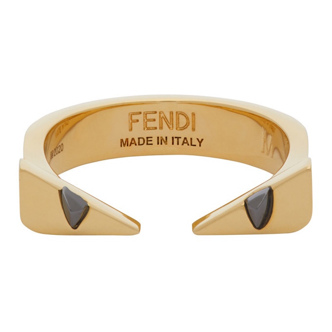 Photo: Fendi Gold Bug Eyes Ring