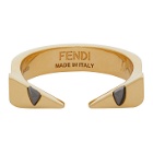 Fendi Gold Bug Eyes Ring