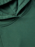 Reese Cooper® - Logo-Embroidered Cotton-Jersey Hoodie - Green
