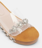 Simone Rocha Embellished PVC clogs