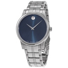 Movado Quartz Blue Dial Mens Watch 0607534