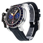 Graham Chronofighter Oversize GMT - Steel 2OVGS.B26A