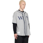 WTAPS Gray League S/S Cotton Twill Shirt