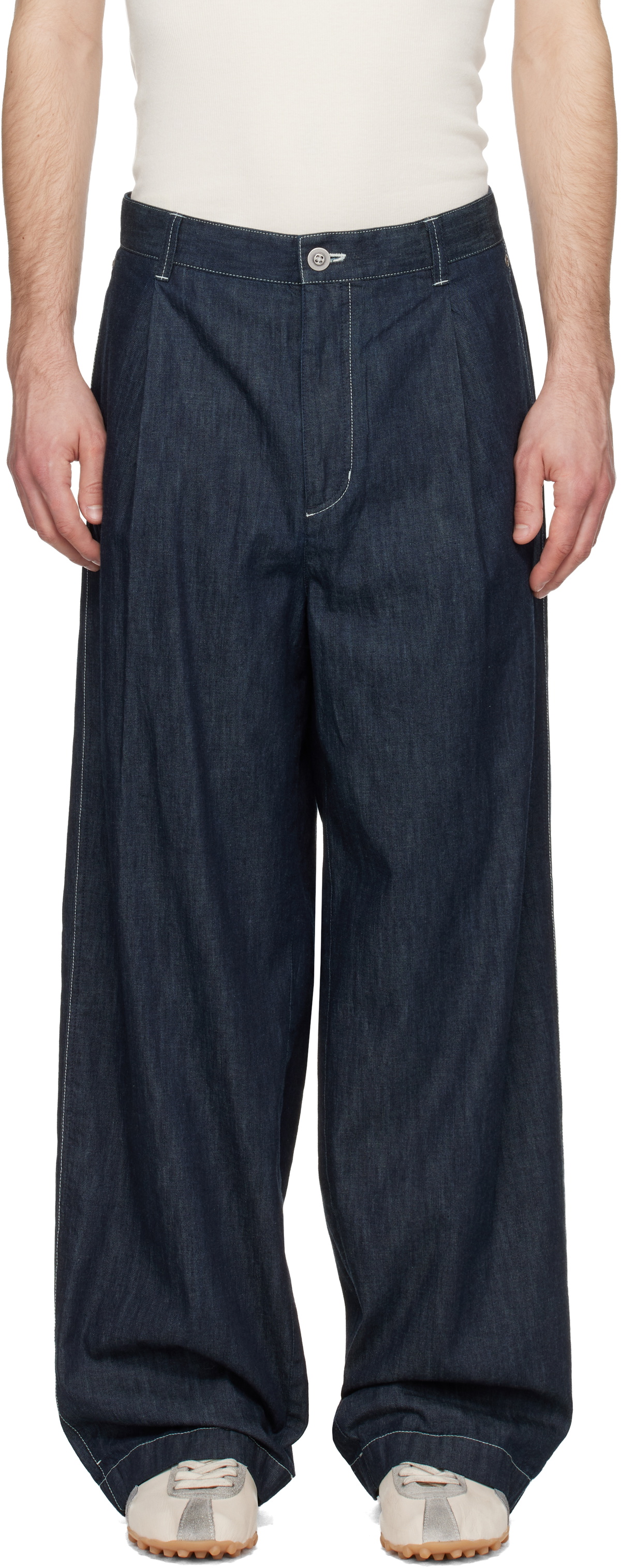 Solid Homme Navy Japanese Denim Jeans