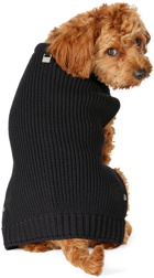 Moncler Genius Black Poldo Dog Couture Edition Tricot Sweater