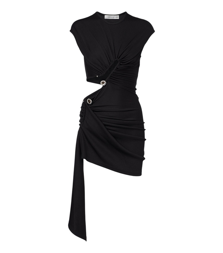 Photo: Christopher Esber Droplet Crystal ribbed-knit jersey minidress