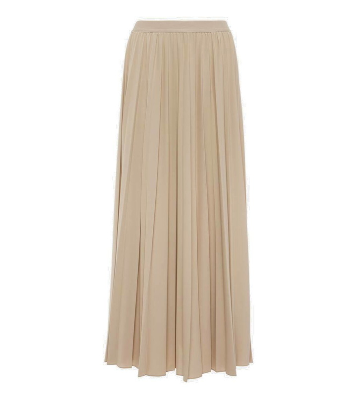 Photo: Max Mara Maesa pleated jersey maxi skirt