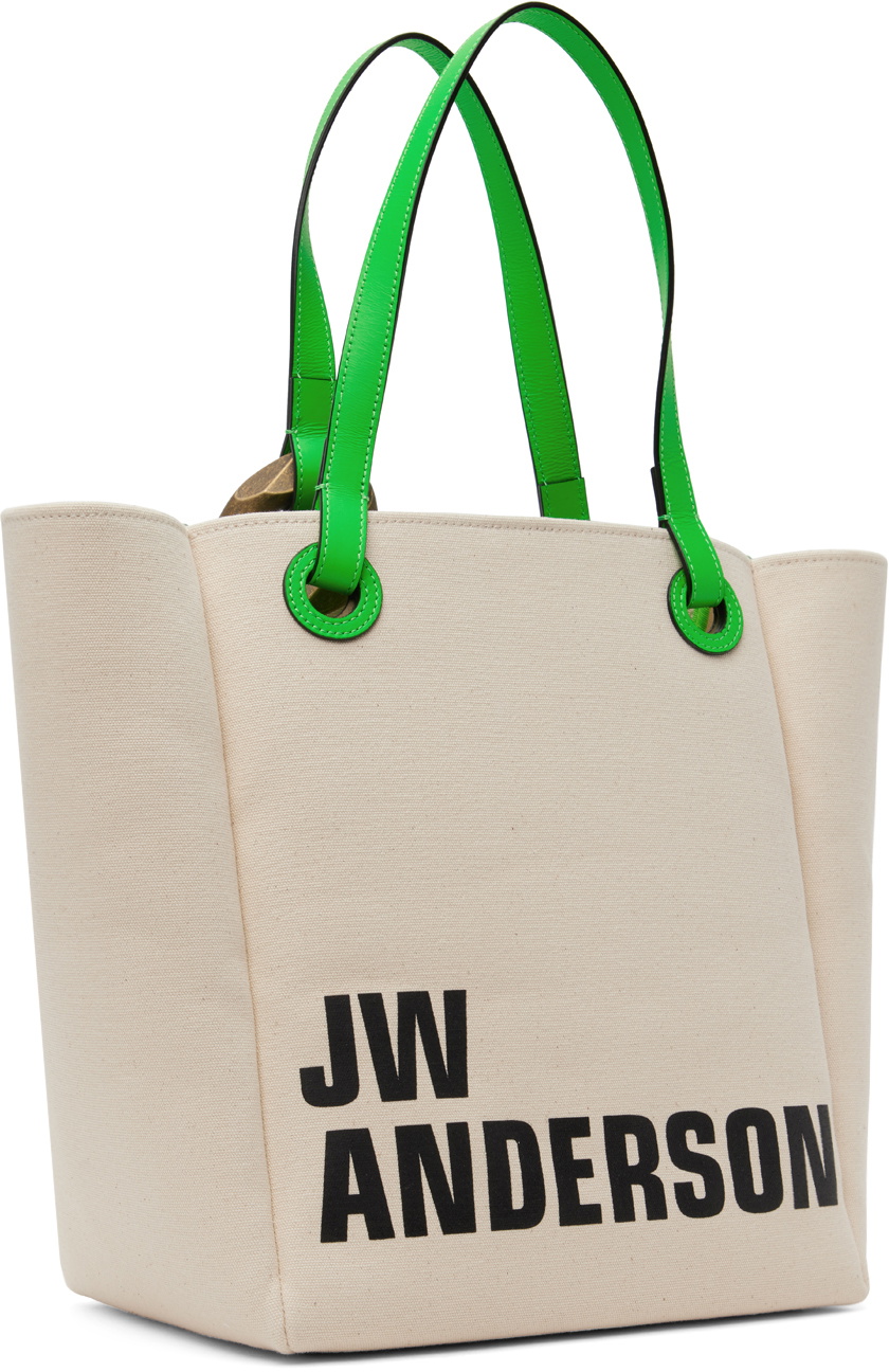 JW Anderson White Michael Clark Edition Corner Tote