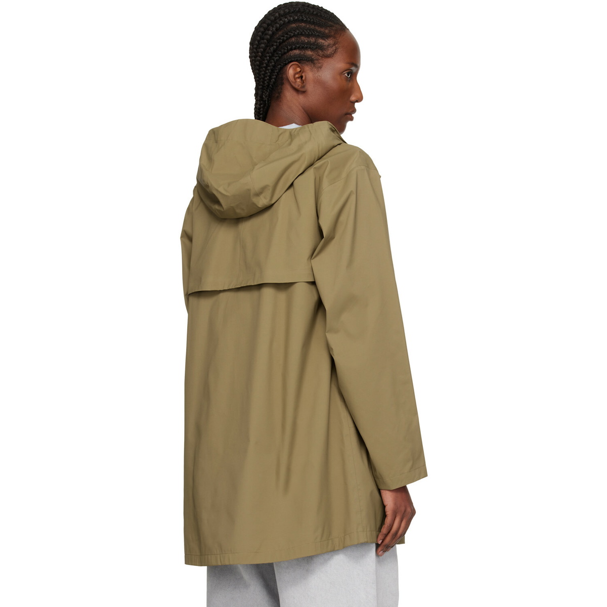 The North Face Khaki Voyage Rain 3L Hooded Parka