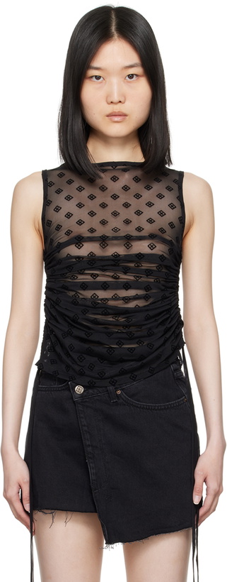 Photo: Ksubi Black Symbols Tank Top